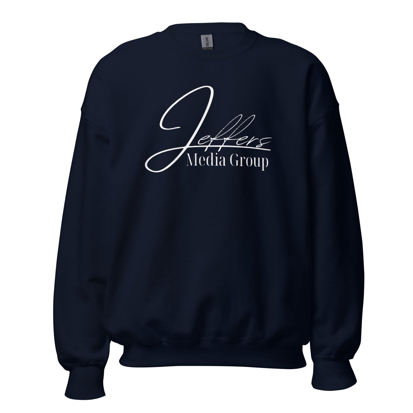 Weißes Sweatshirt der Jeffers Media Group
