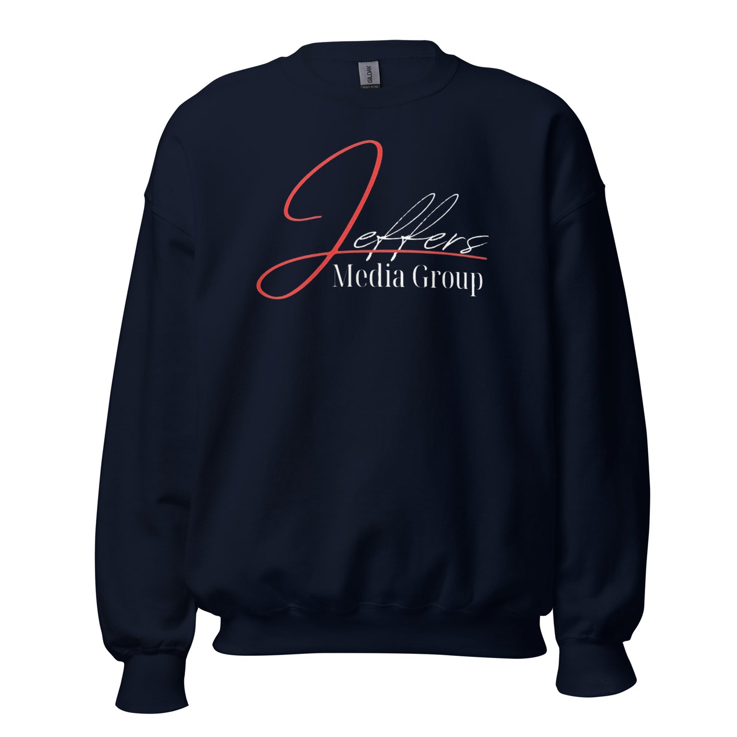 Jeffers Media Group – Sweatshirt „J/Weiß“ in Rot