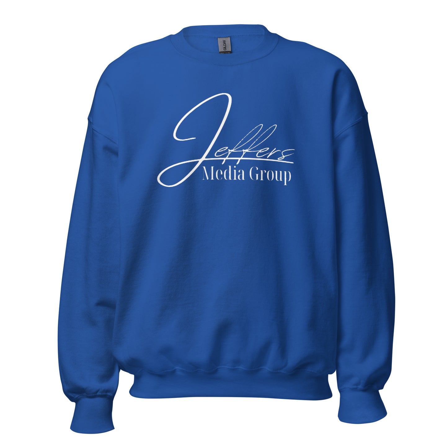 Weißes Sweatshirt der Jeffers Media Group