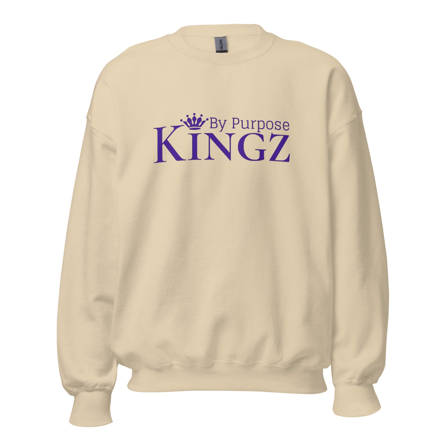 Sweatshirt „Kingz By Purpose“ in Königsviolett