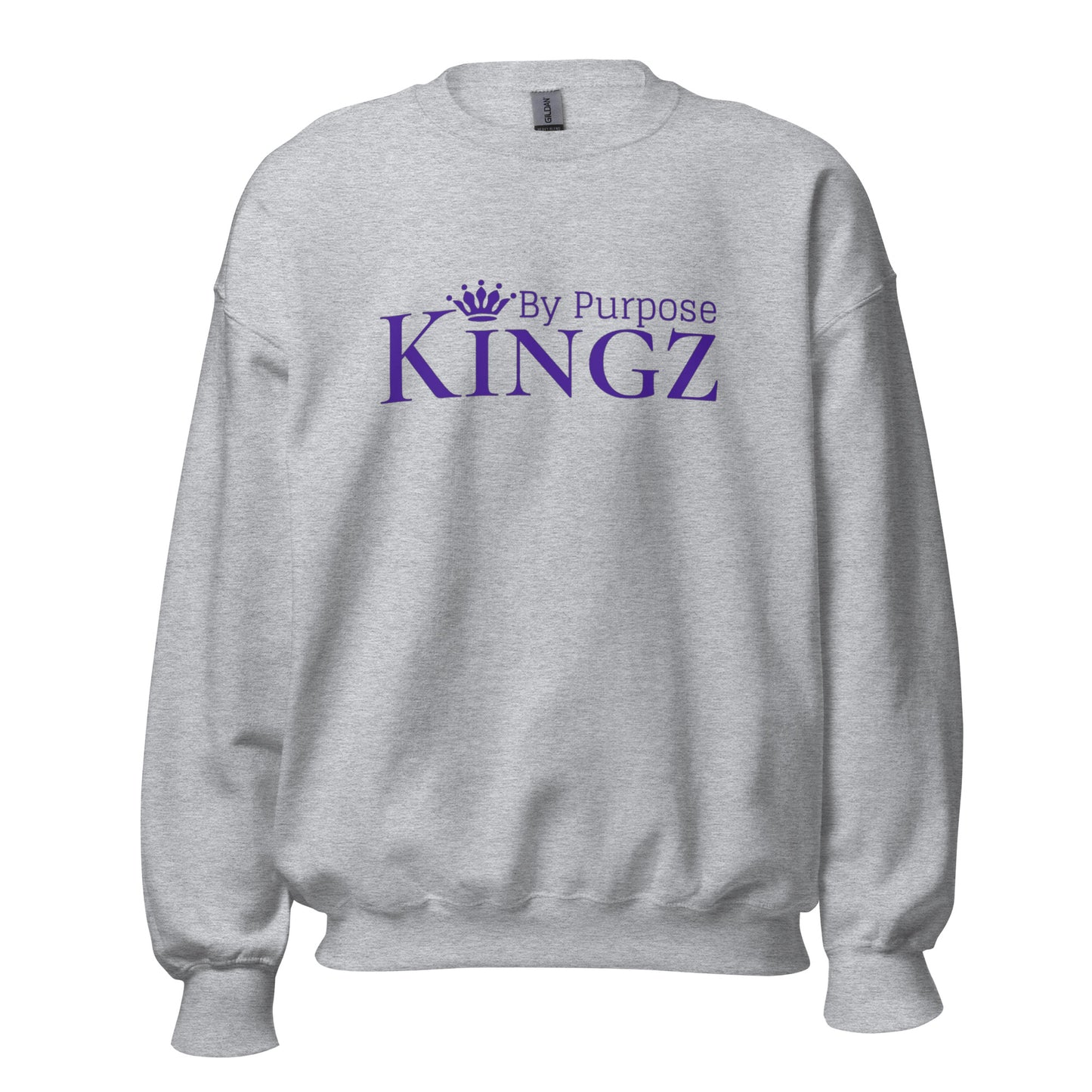 Sweatshirt „Kingz By Purpose“ in Königsviolett