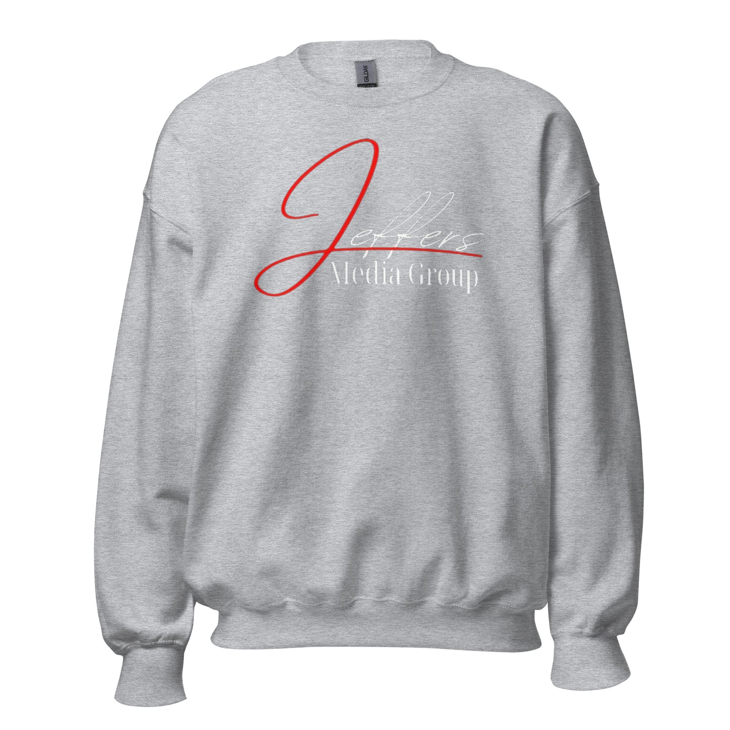 Jeffers Media Group – Sweatshirt „J/Weiß“ in Rot
