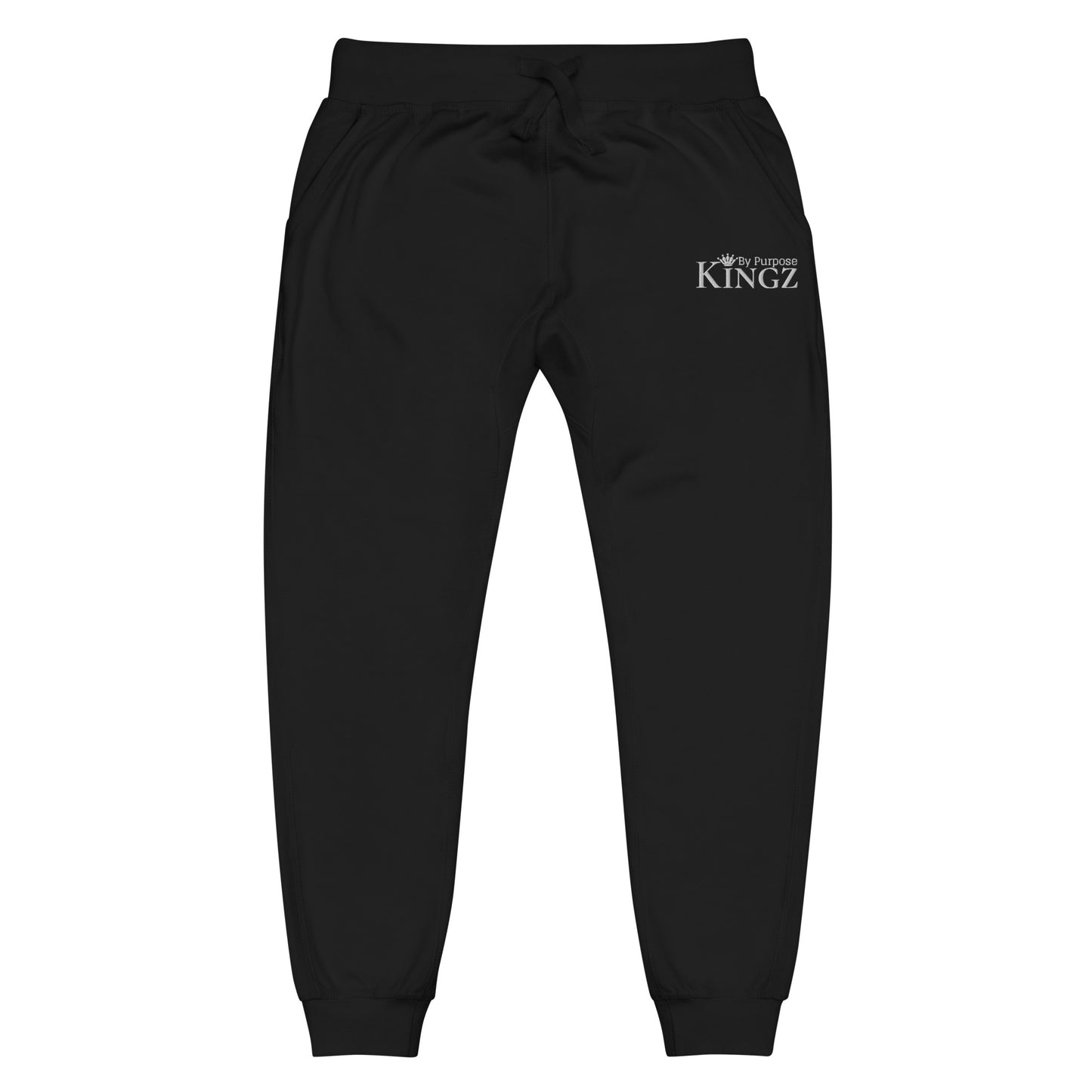 Kingz By Purpose White Fleece Sweatpants