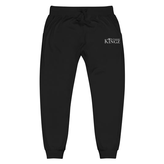 Kingz By Purpose White Fleece Sweatpants