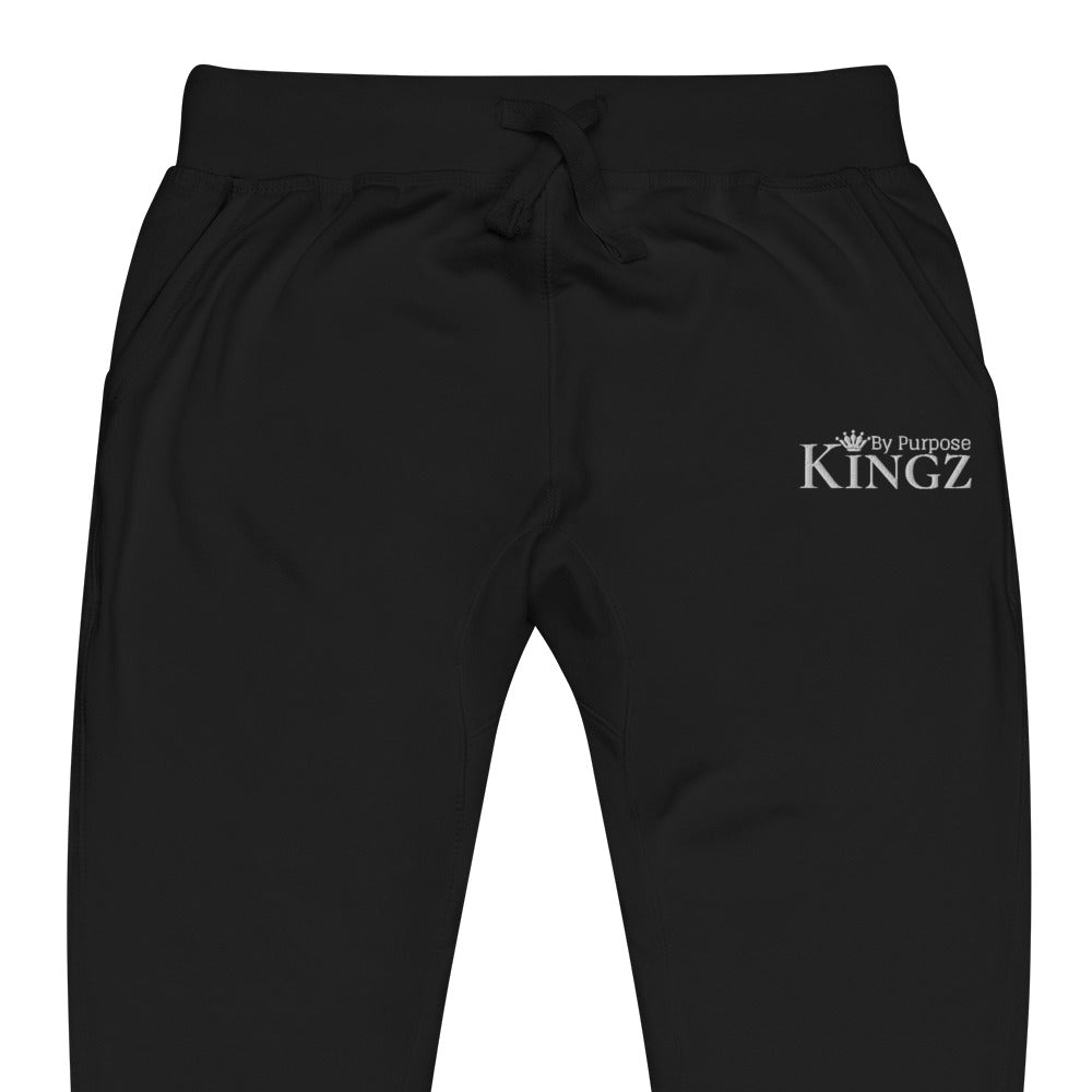 Kingz By Purpose White Fleece Sweatpants