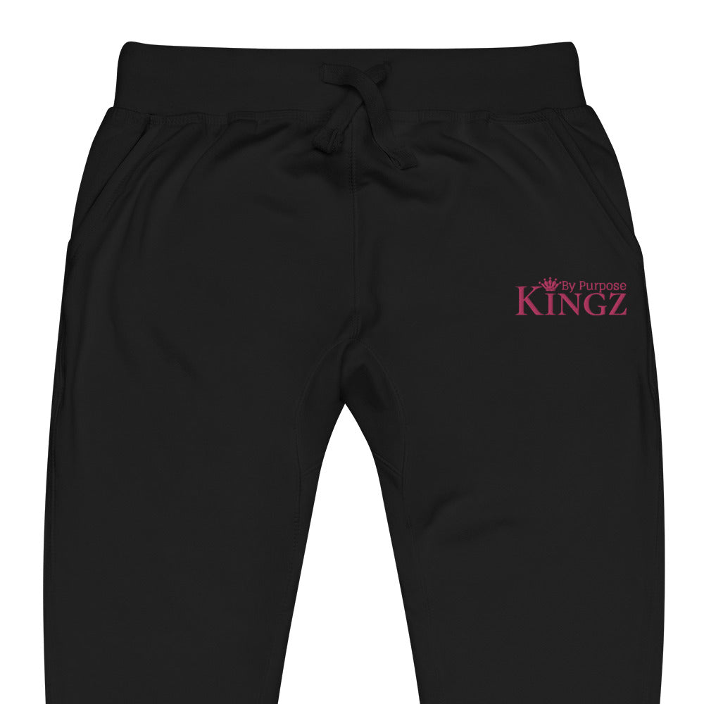 Kingz By Purpose – Fleece-Jogginghose mit Flamingo-Print