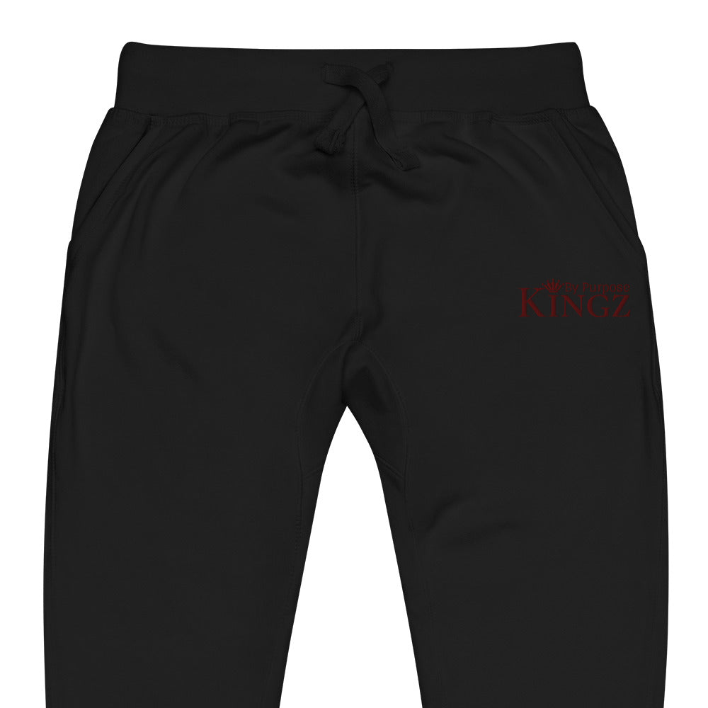 Kingz By Purpose Maroon Fleece Sweatpants