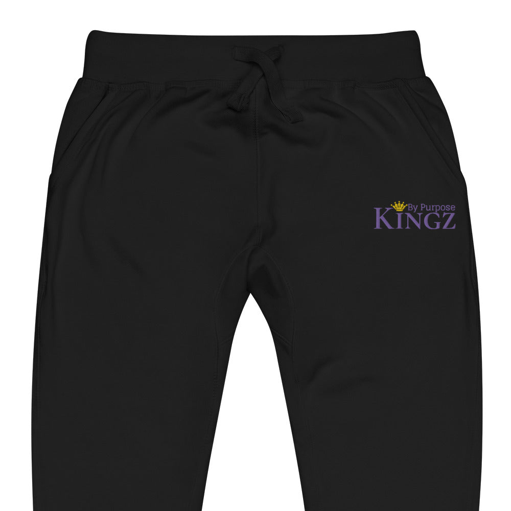 Kingz By Purpose Royal Combo (Lila/Lila/Gold) Fleece-Jogginghose