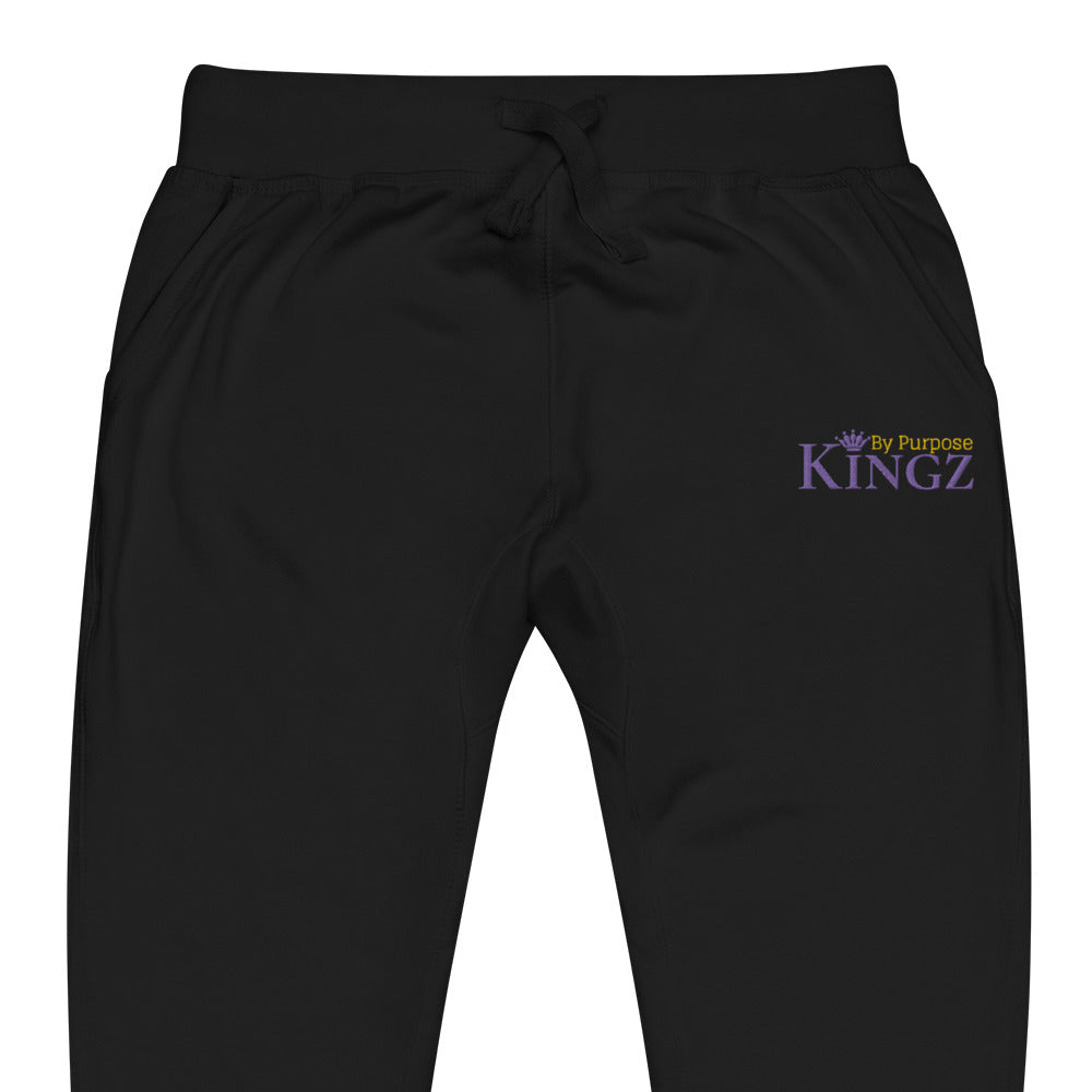 Kingz By Purpose Royal Combo (Lila/Gold/Lila) Fleece-Jogginghose