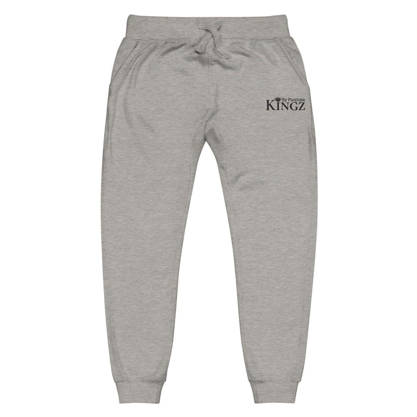 Kingz By Purpose – Schwarze Fleece-Jogginghose