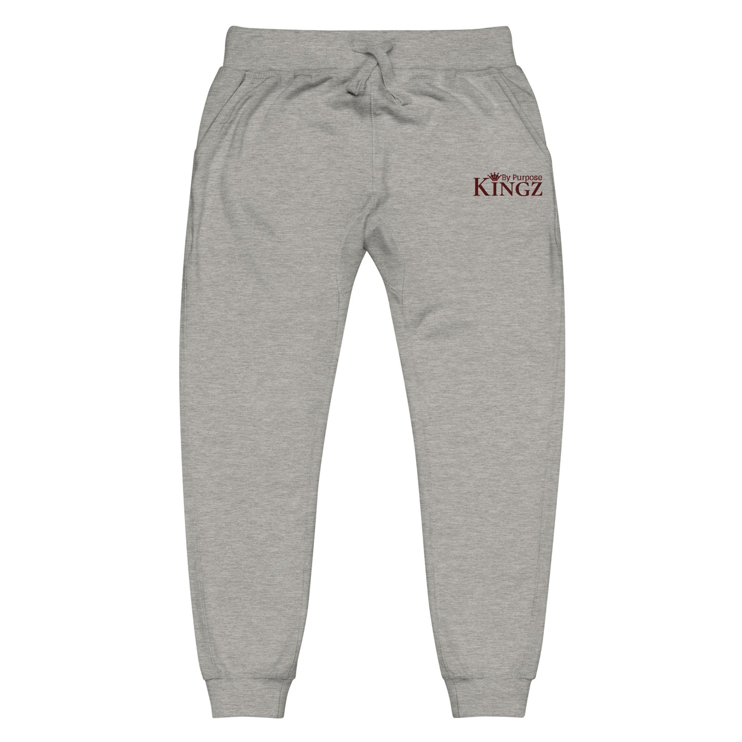 Kingz By Purpose Maroon Fleece Sweatpants