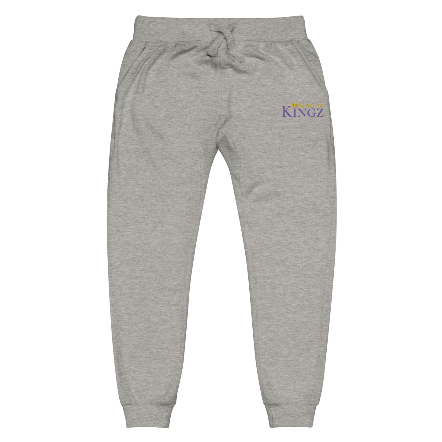 Kingz By Purpose Royal Combo (Lila/Gold/Gold) Fleece-Jogginghose