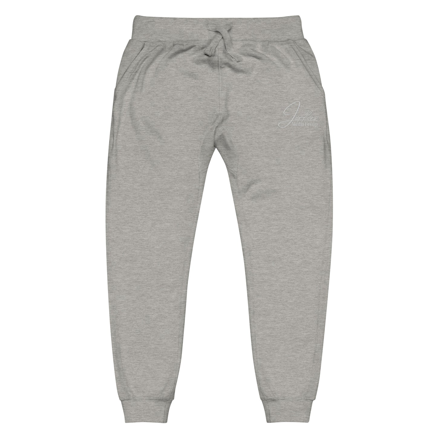 Jeffers Media Group White Fleece Sweatpants