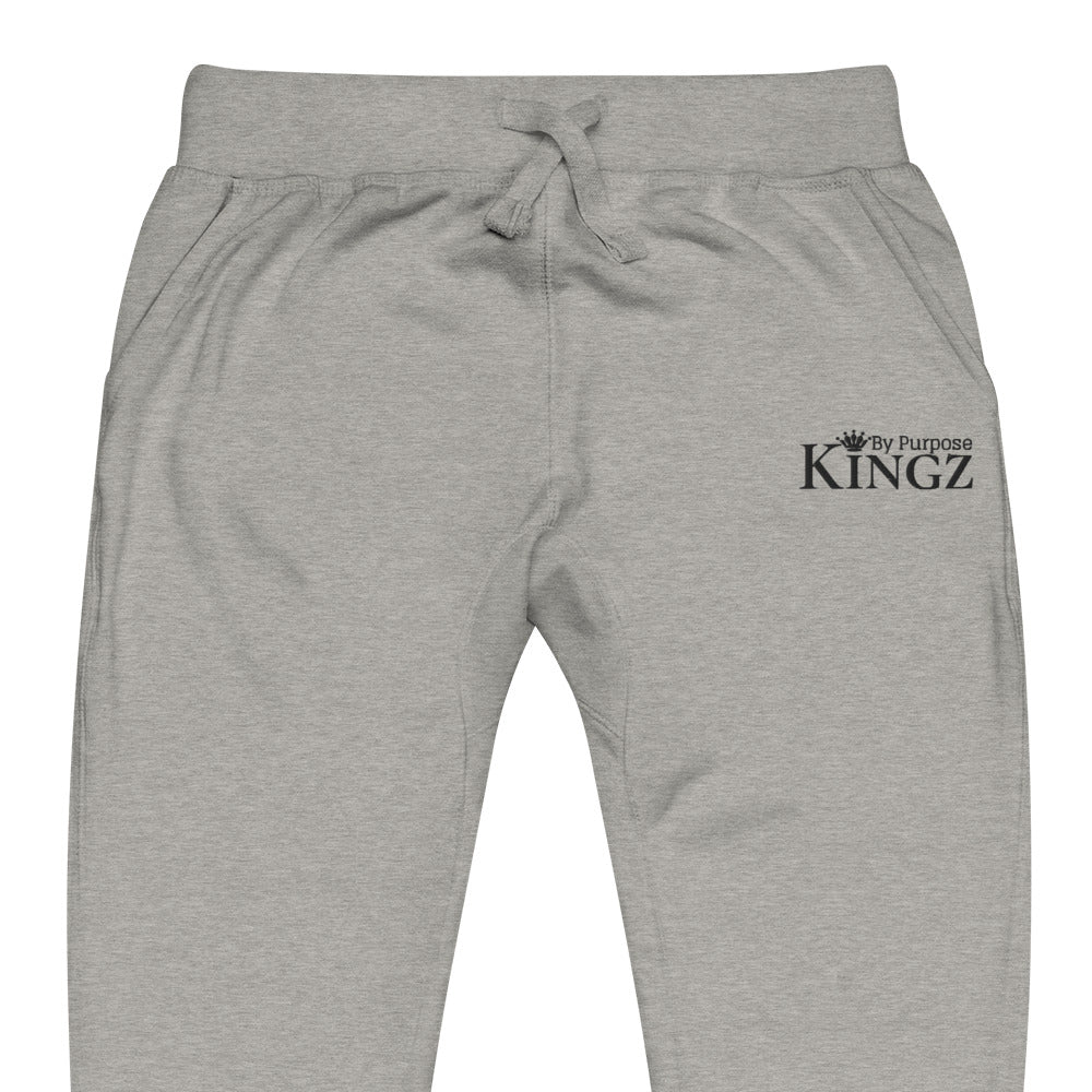 Kingz By Purpose – Schwarze Fleece-Jogginghose