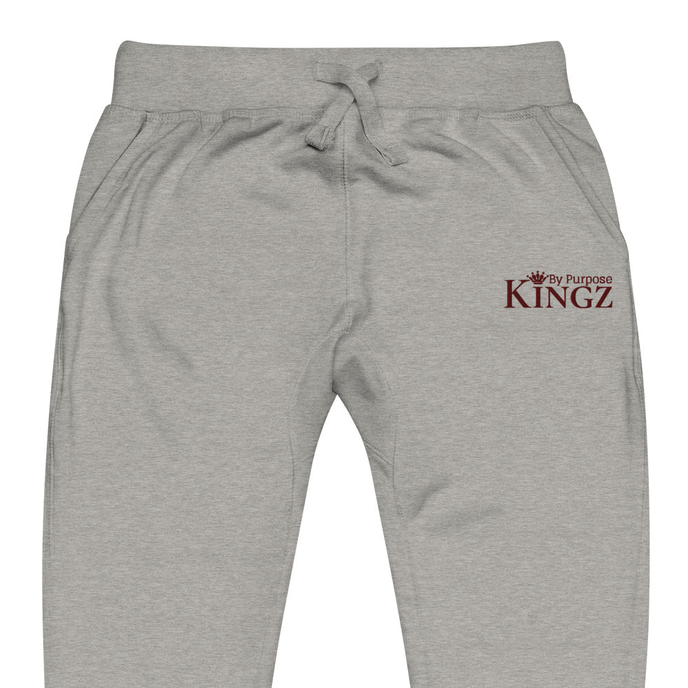 Kingz By Purpose Maroon Fleece Sweatpants