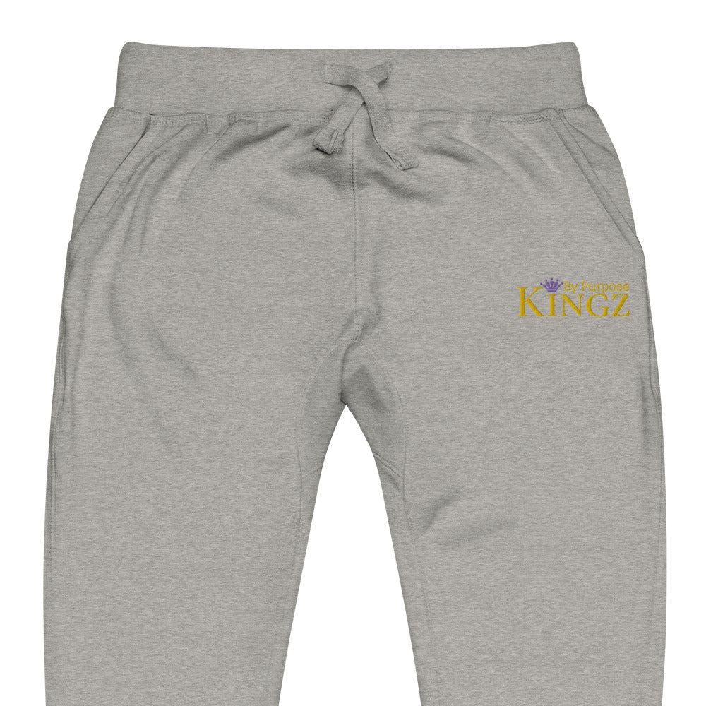 Kingz By Purpose Royal Combo (Gold/Gold/Purple) Fleece Sweatpants