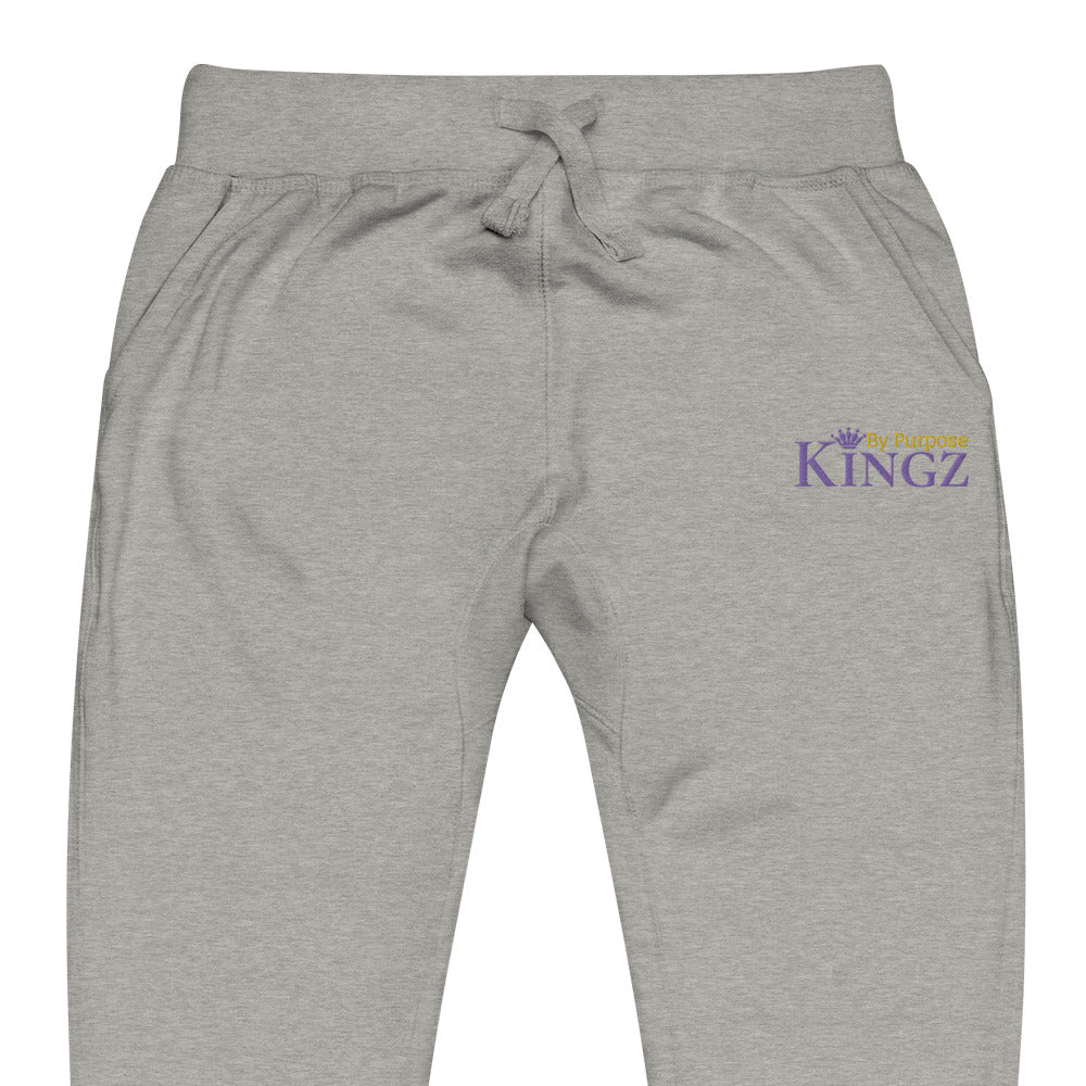 Kingz By Purpose Royal Combo (Lila/Gold/Lila) Fleece-Jogginghose