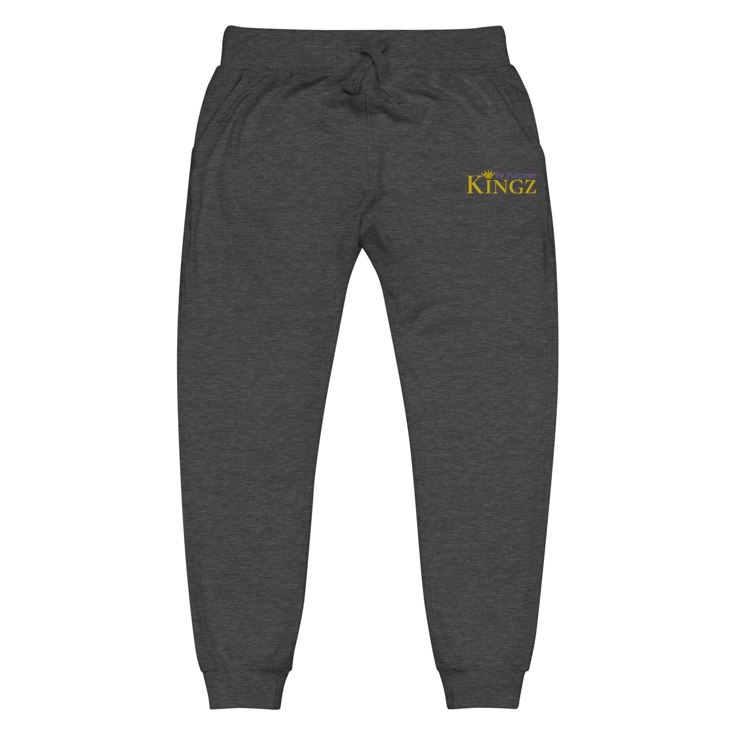 Kingz By Purpose Royal Combo (Gold/Lila/Gold) Fleece-Jogginghose