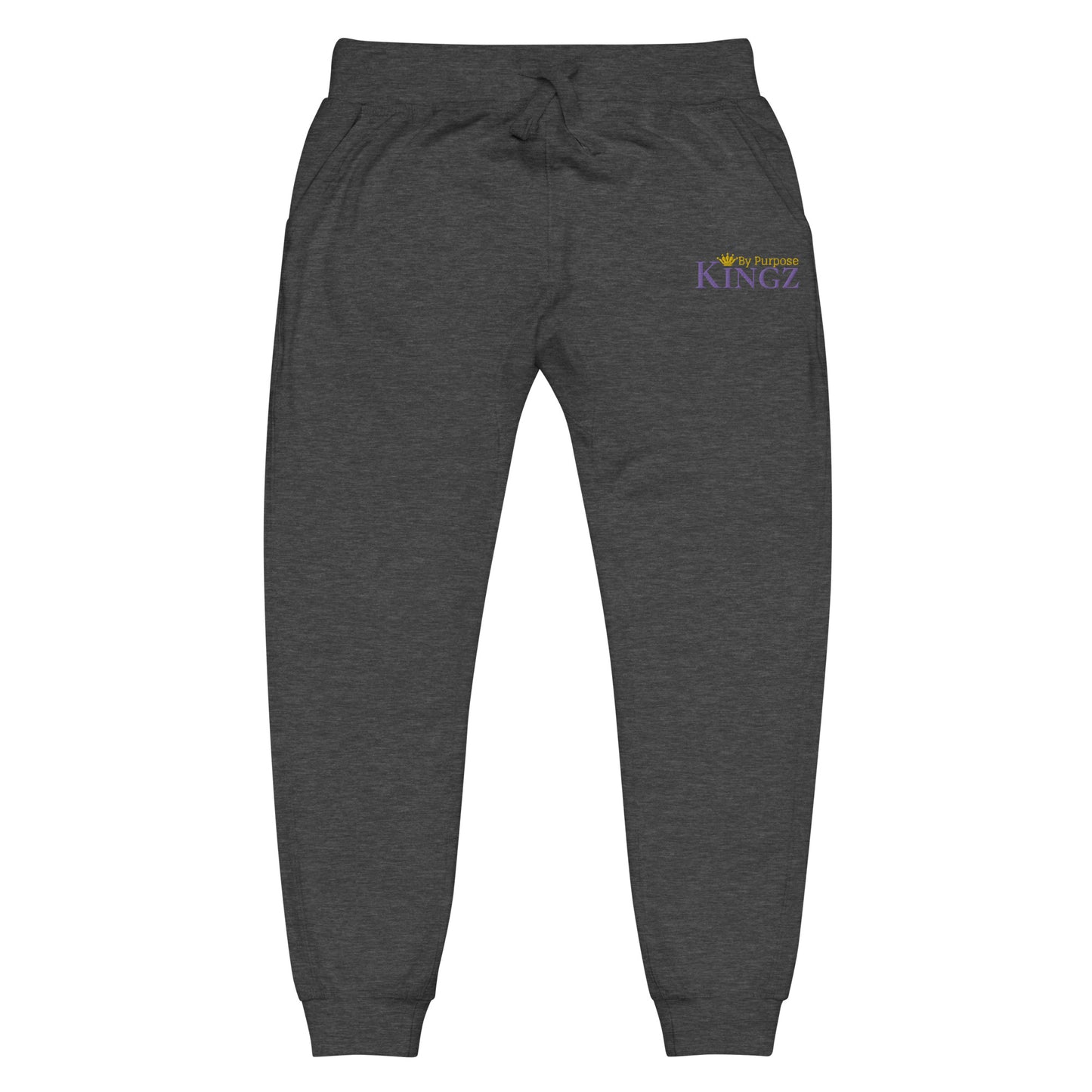 Kingz By Purpose Royal Combo (Lila/Gold/Gold) Fleece-Jogginghose