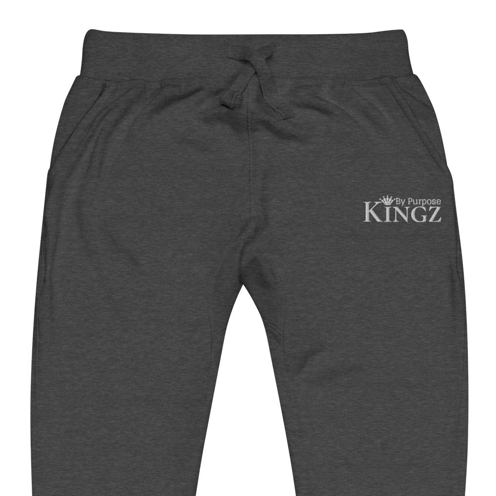 Kingz By Purpose White Fleece Sweatpants