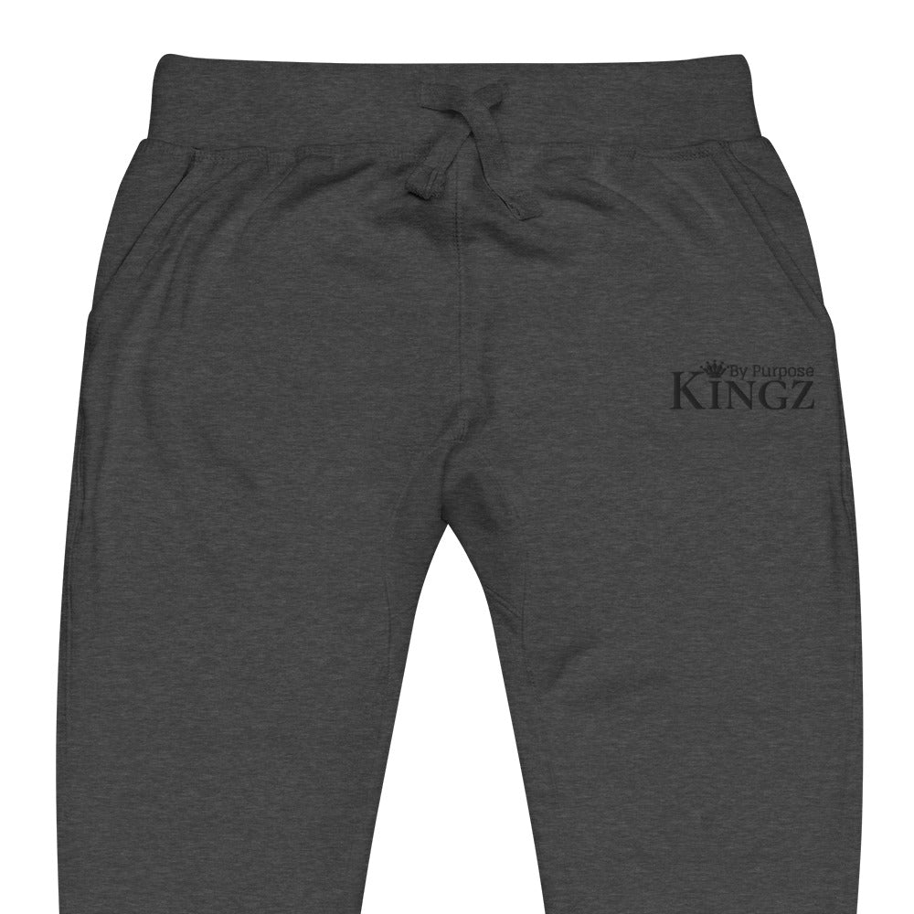 Kingz By Purpose – Schwarze Fleece-Jogginghose