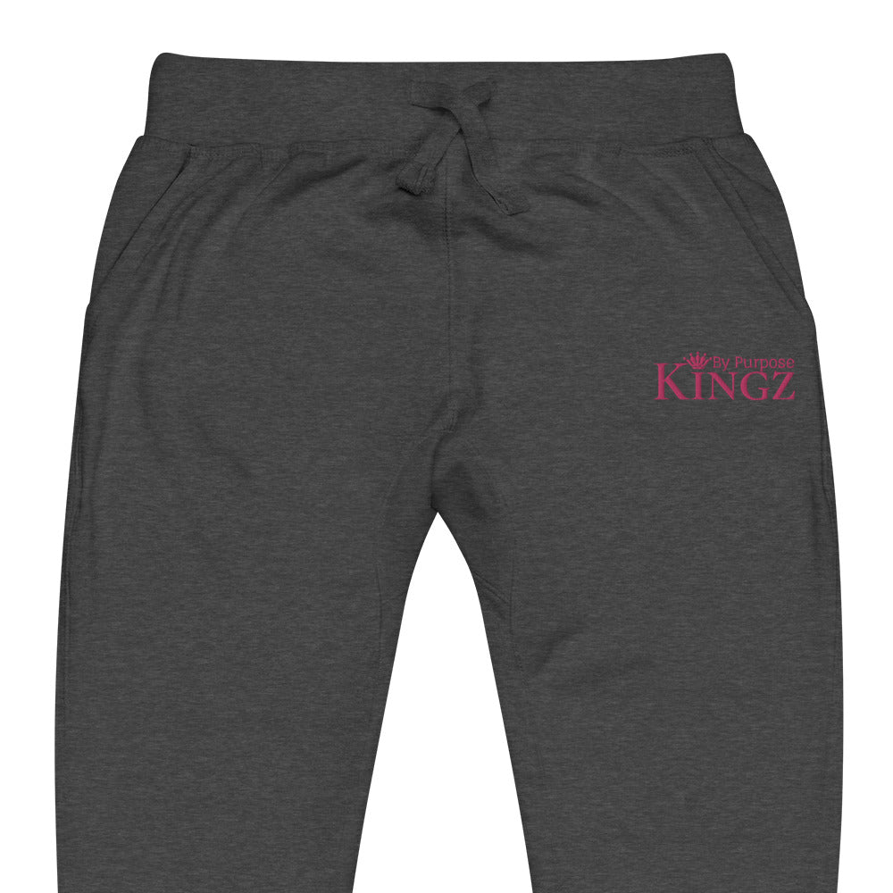 Kingz By Purpose – Fleece-Jogginghose mit Flamingo-Print