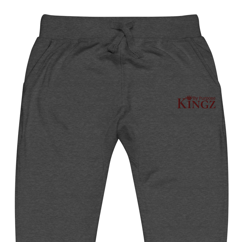 Kingz By Purpose Maroon Fleece Sweatpants