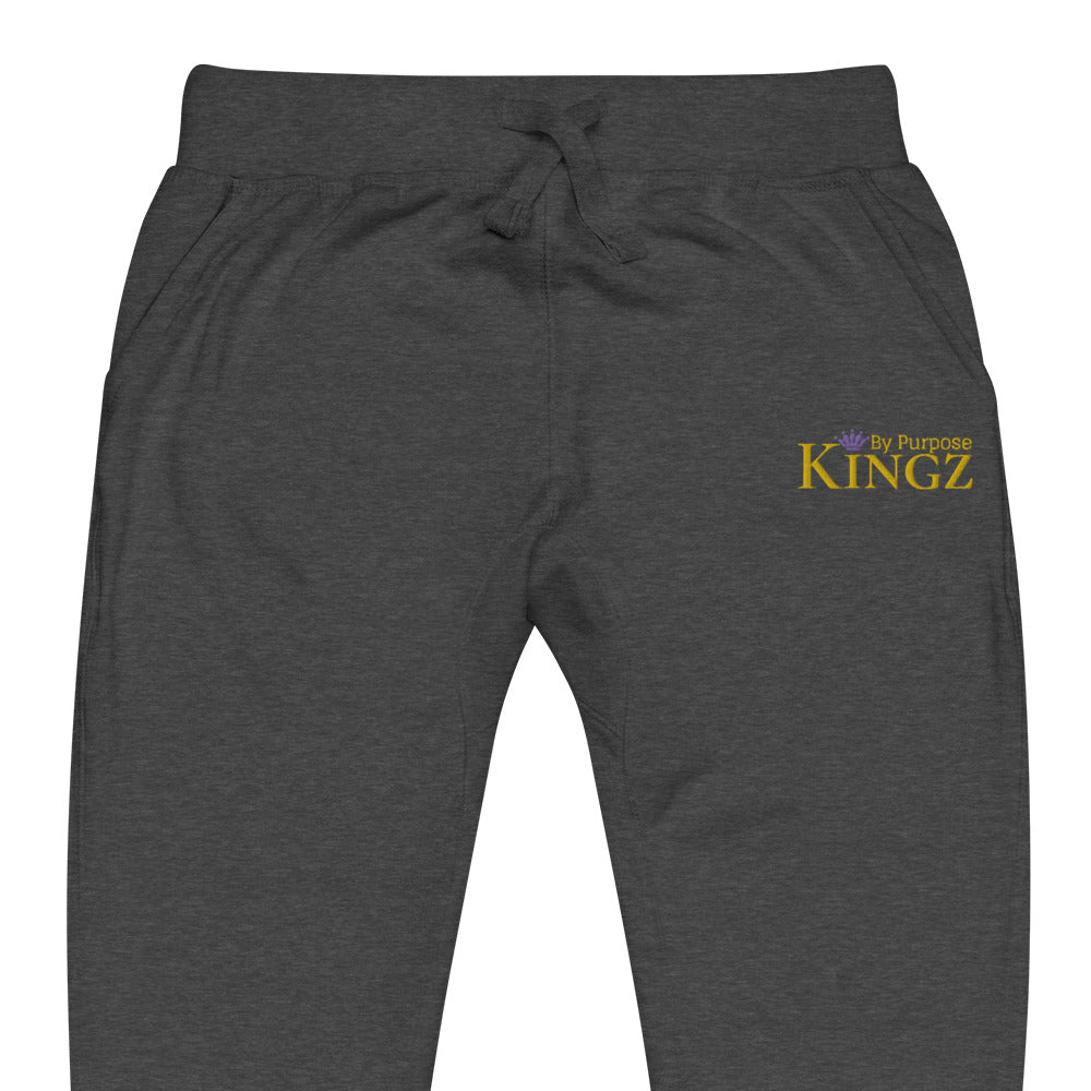 Kingz By Purpose Royal Combo (Gold/Gold/Purple) Fleece Sweatpants