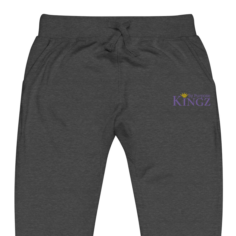 Kingz By Purpose Royal Combo (Lila/Lila/Gold) Fleece-Jogginghose
