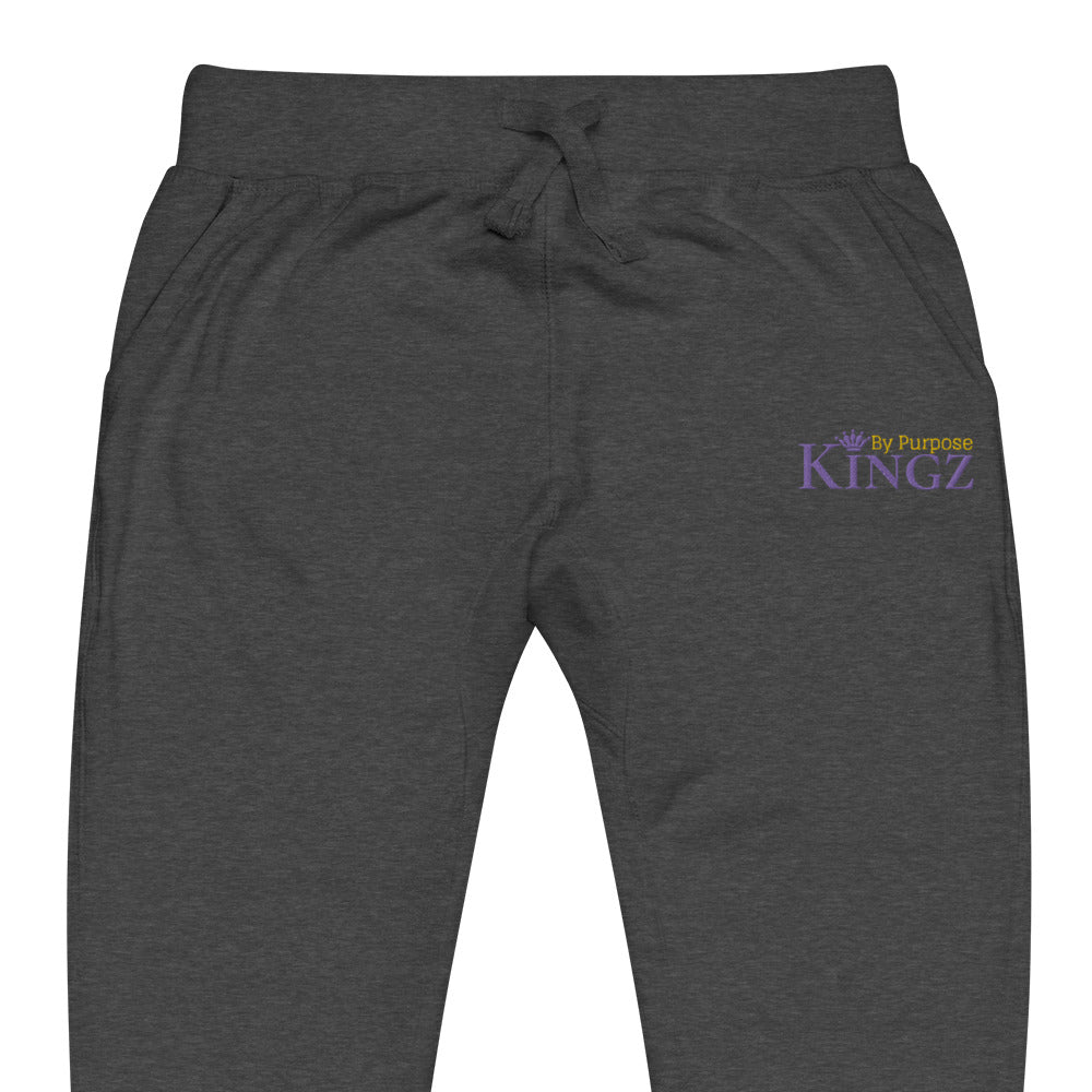 Kingz By Purpose Royal Combo (Lila/Gold/Lila) Fleece-Jogginghose