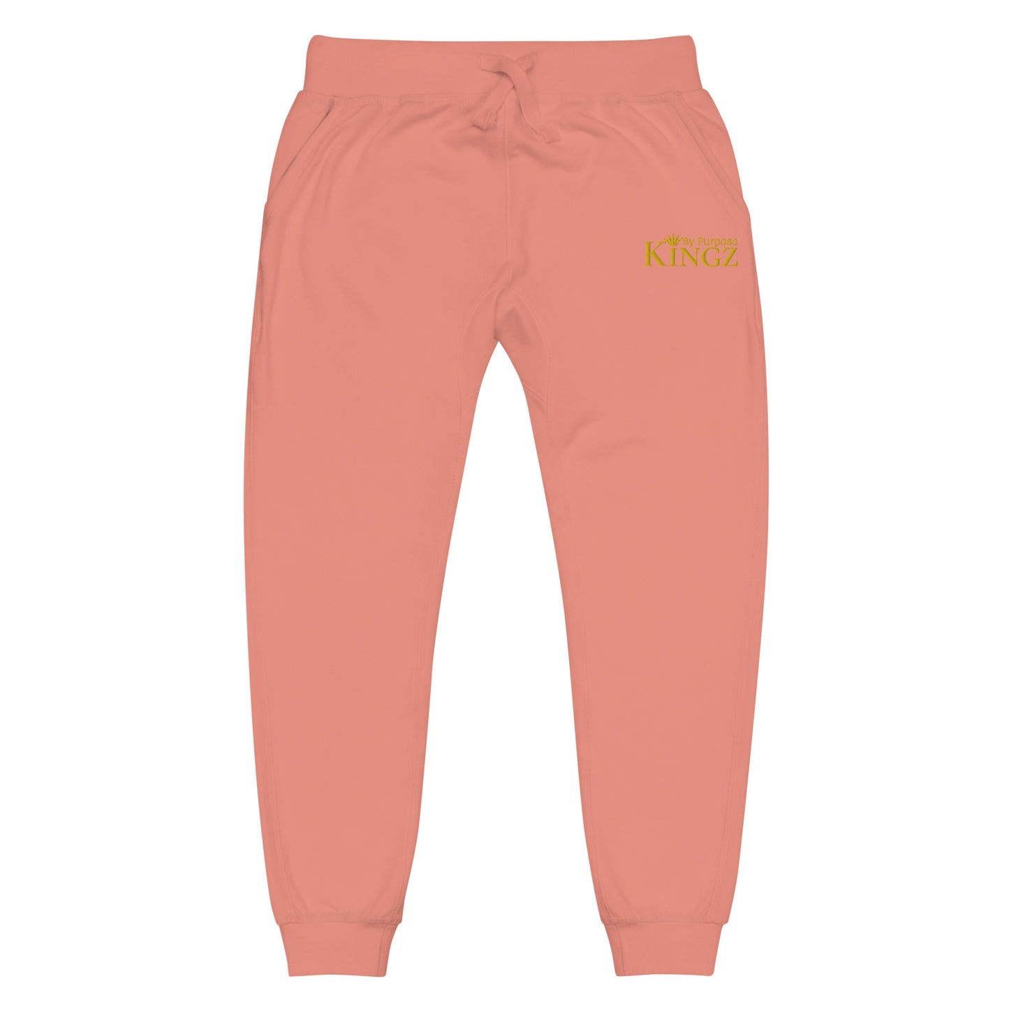 Kingz By Purpose – Fleece-Jogginghose in Royal Gold