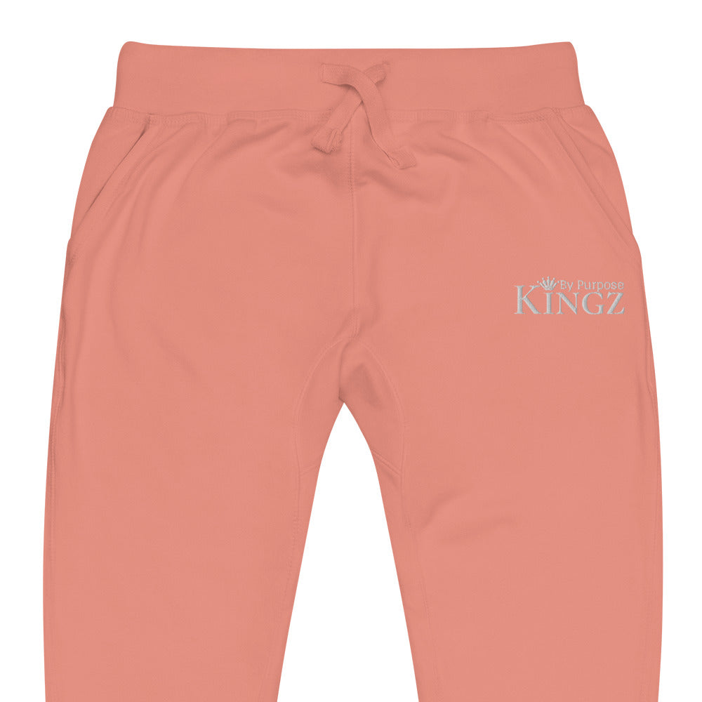 Kingz By Purpose White Fleece Sweatpants