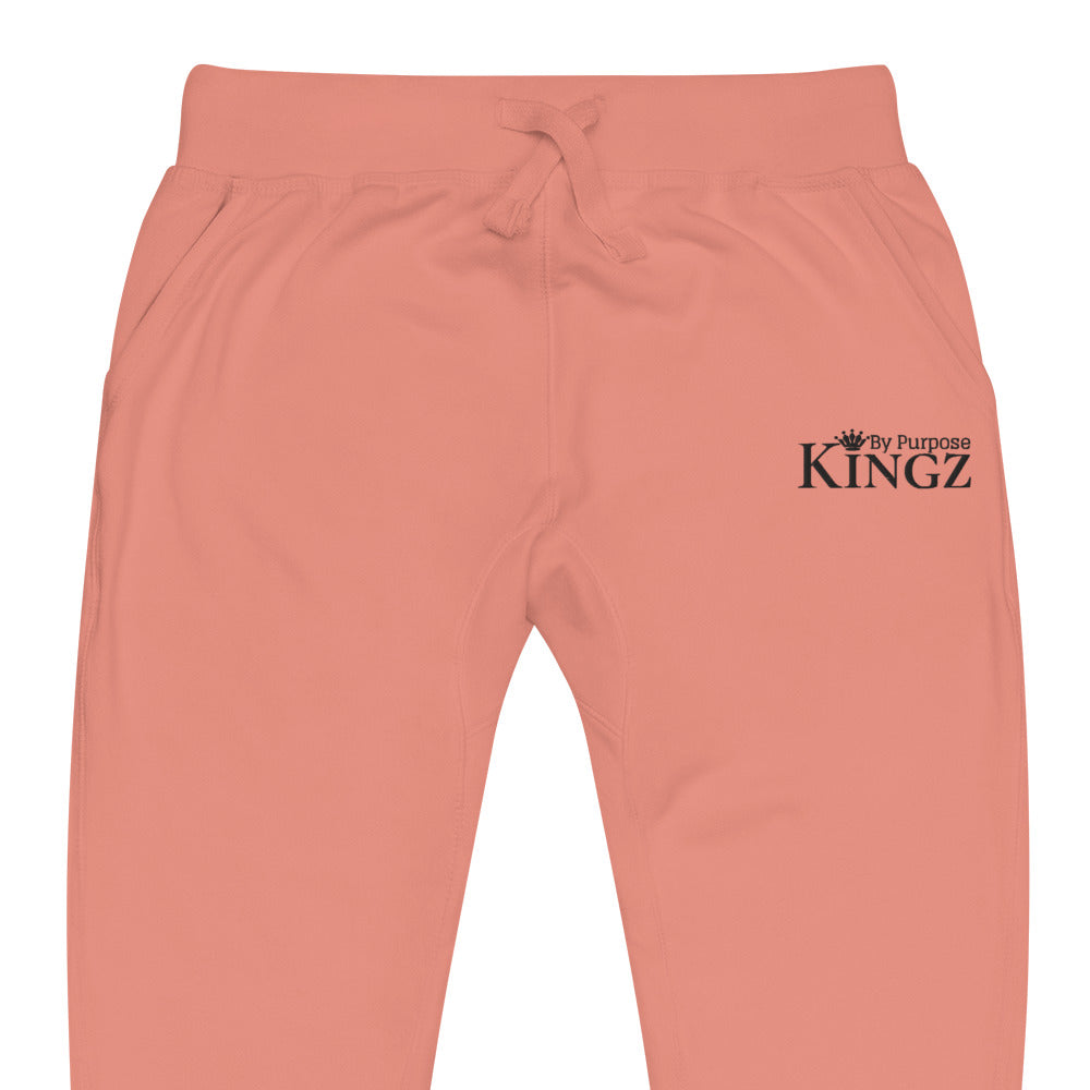 Kingz By Purpose – Schwarze Fleece-Jogginghose