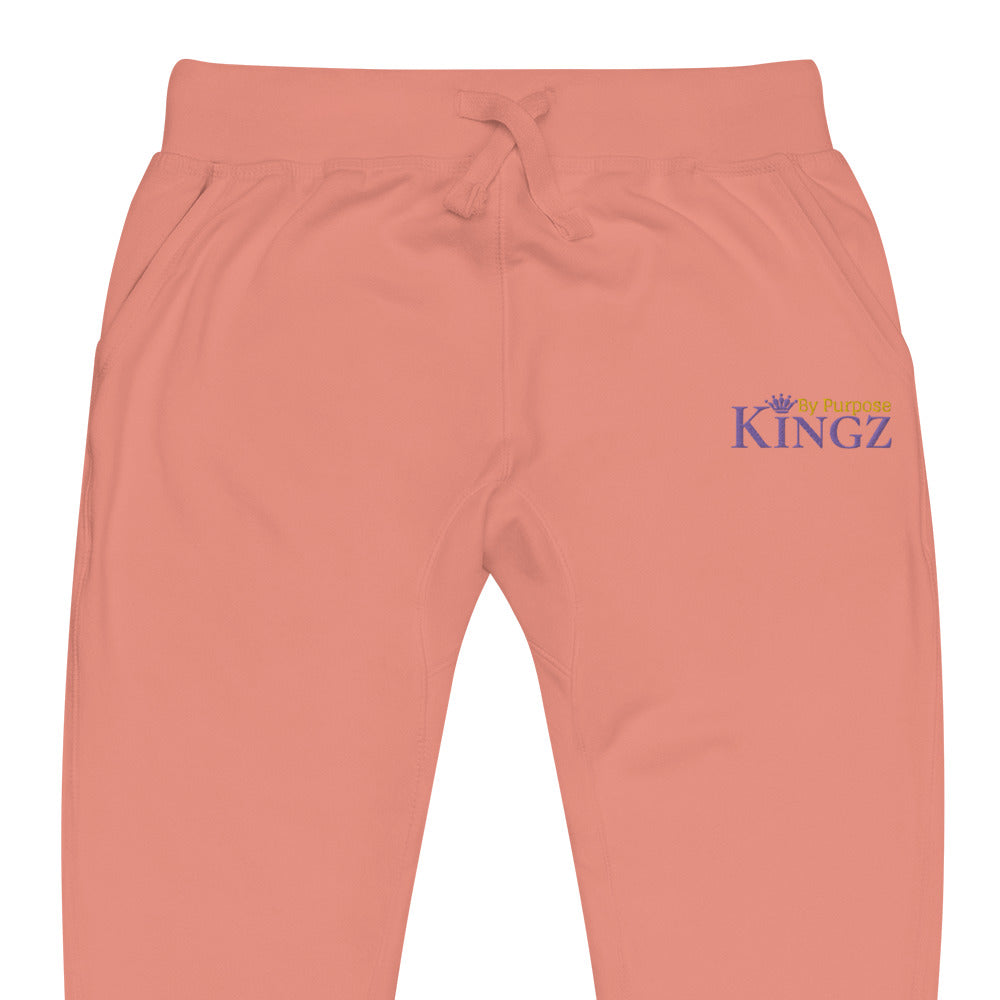 Kingz By Purpose Royal Combo (Lila/Gold/Lila) Fleece-Jogginghose