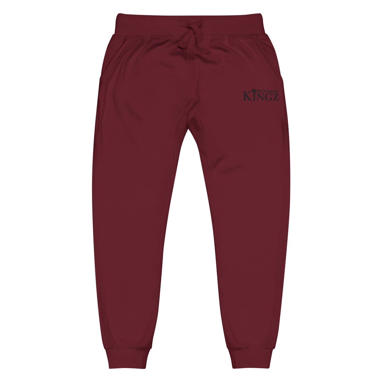 Kingz By Purpose – Schwarze Fleece-Jogginghose