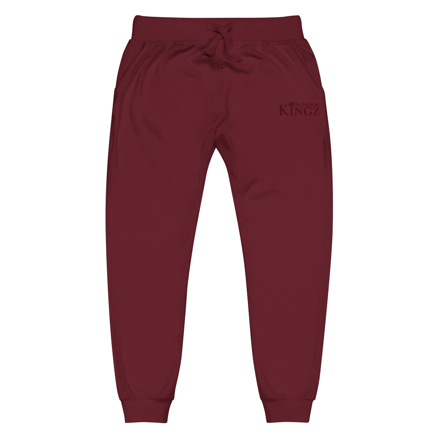 Kingz By Purpose Maroon Fleece Sweatpants