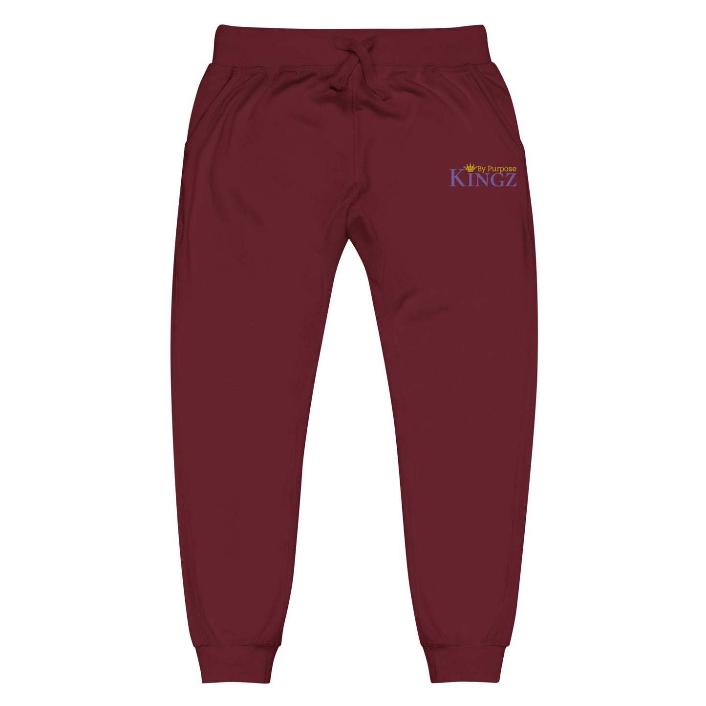 Kingz By Purpose Royal Combo (Lila/Gold/Gold) Fleece-Jogginghose