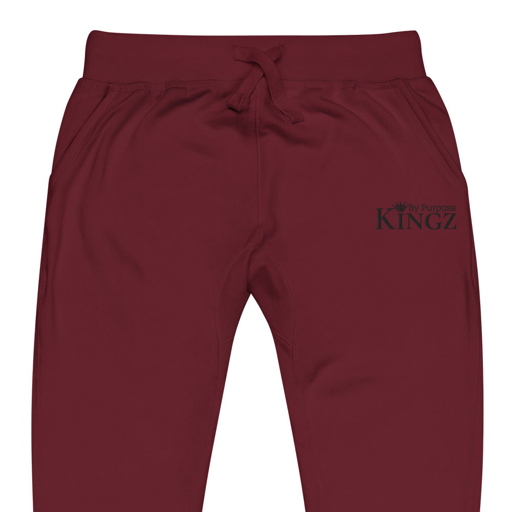 Kingz By Purpose – Schwarze Fleece-Jogginghose