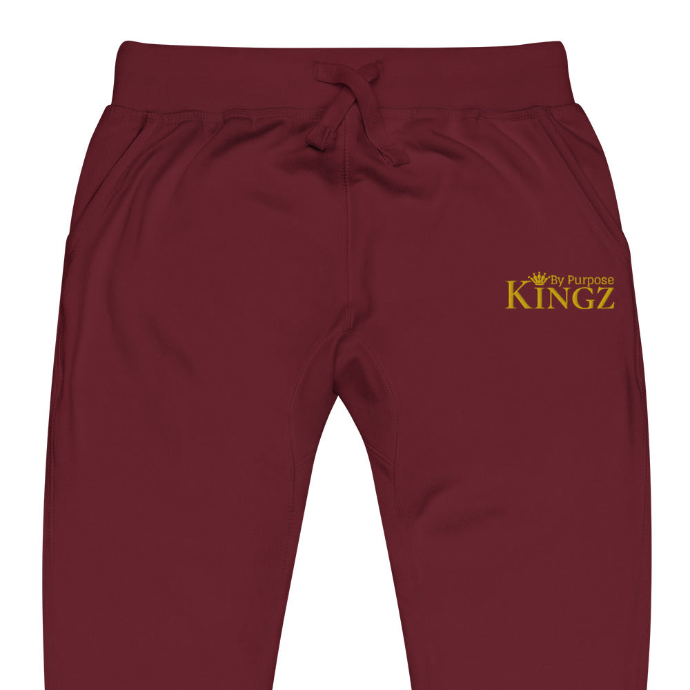 Kingz By Purpose – Fleece-Jogginghose in Royal Gold