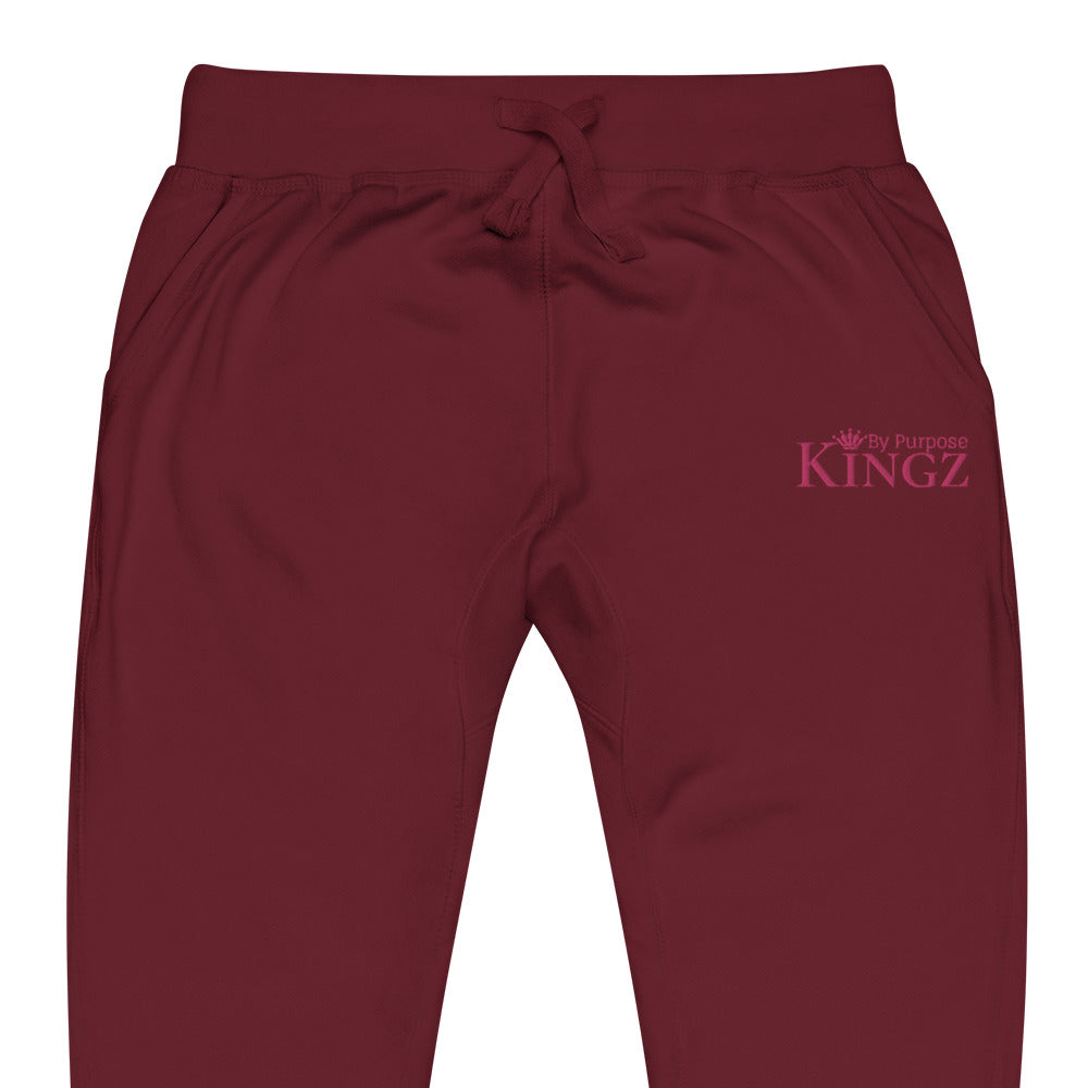 Kingz By Purpose – Fleece-Jogginghose mit Flamingo-Print