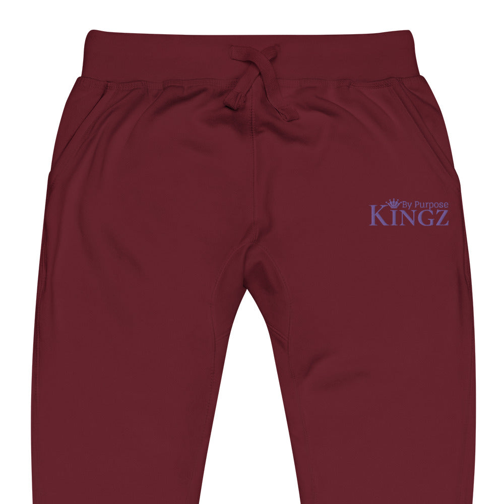 Kingz By Purpose Royal Purple Fleece Sweatpants