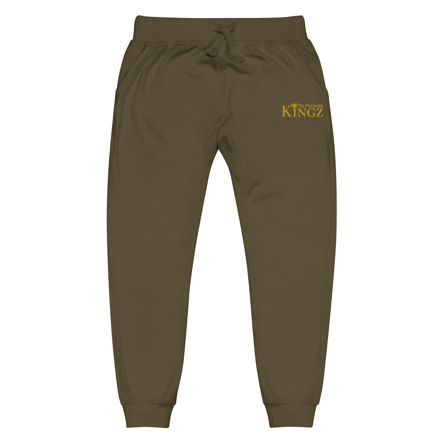 Kingz By Purpose – Fleece-Jogginghose in Royal Gold