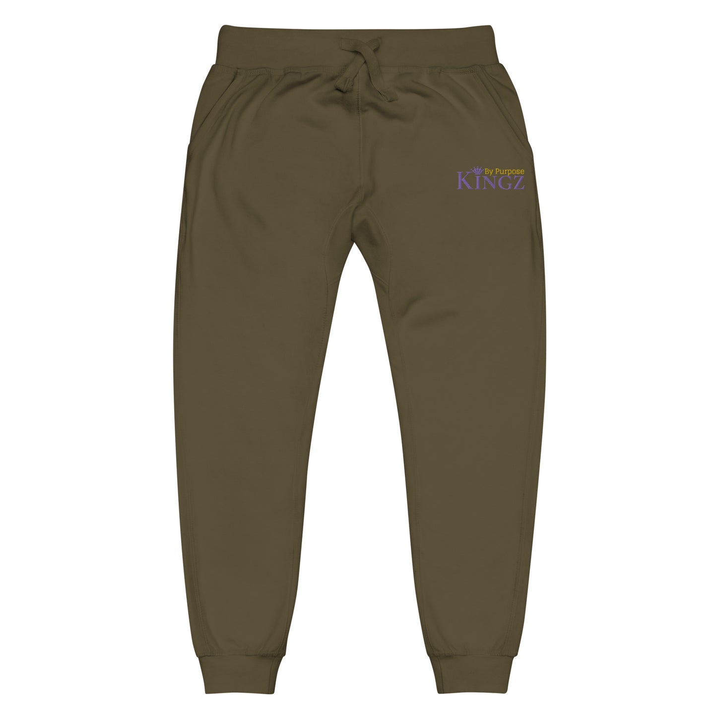 Kingz By Purpose Royal Combo (Lila/Gold/Lila) Fleece-Jogginghose