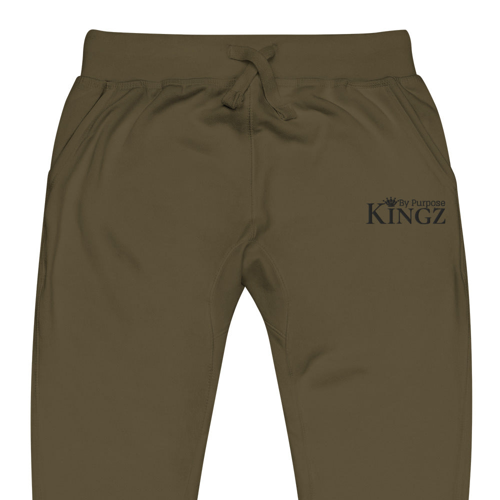 Kingz By Purpose – Schwarze Fleece-Jogginghose