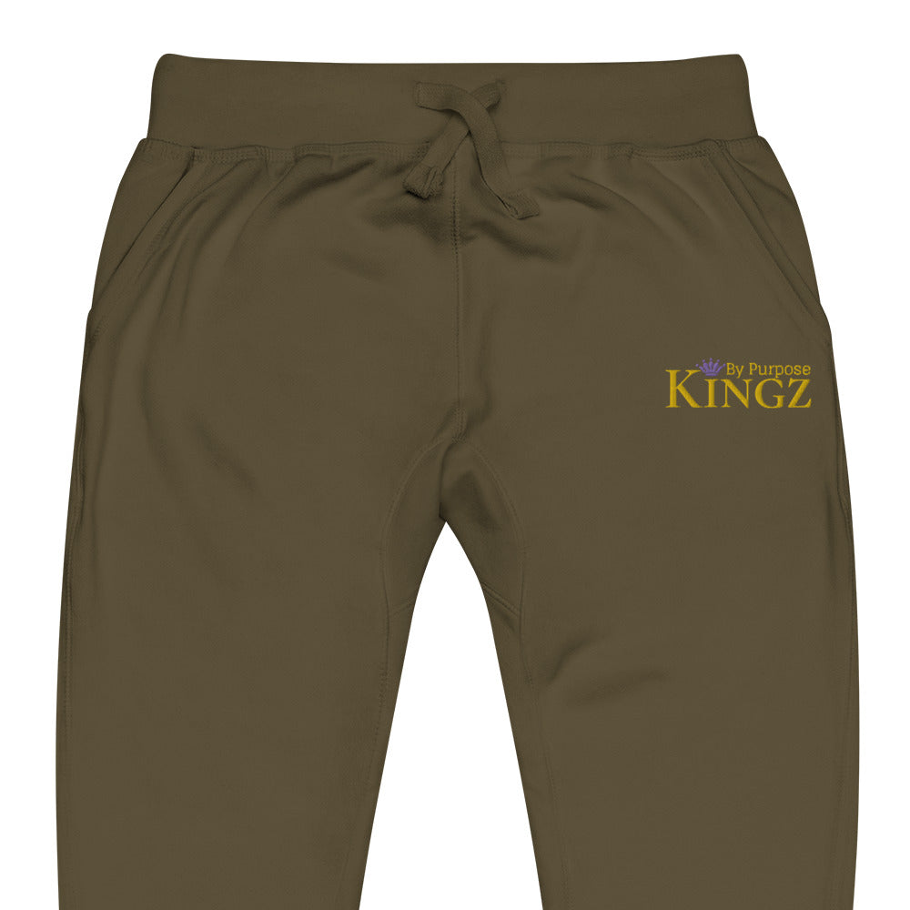 Kingz By Purpose Royal Combo (Gold/Gold/Purple) Fleece Sweatpants