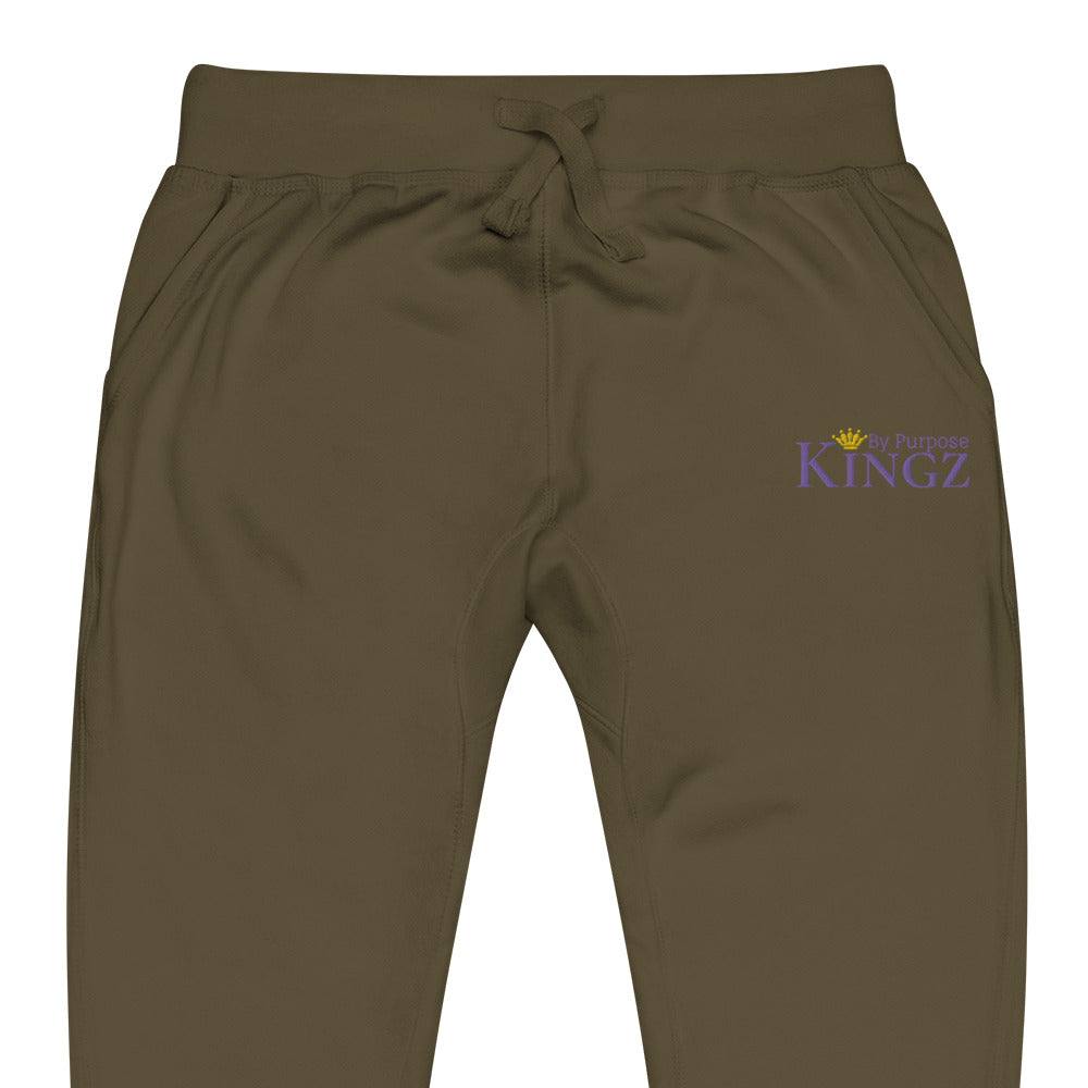 Kingz By Purpose Royal Combo (Lila/Lila/Gold) Fleece-Jogginghose