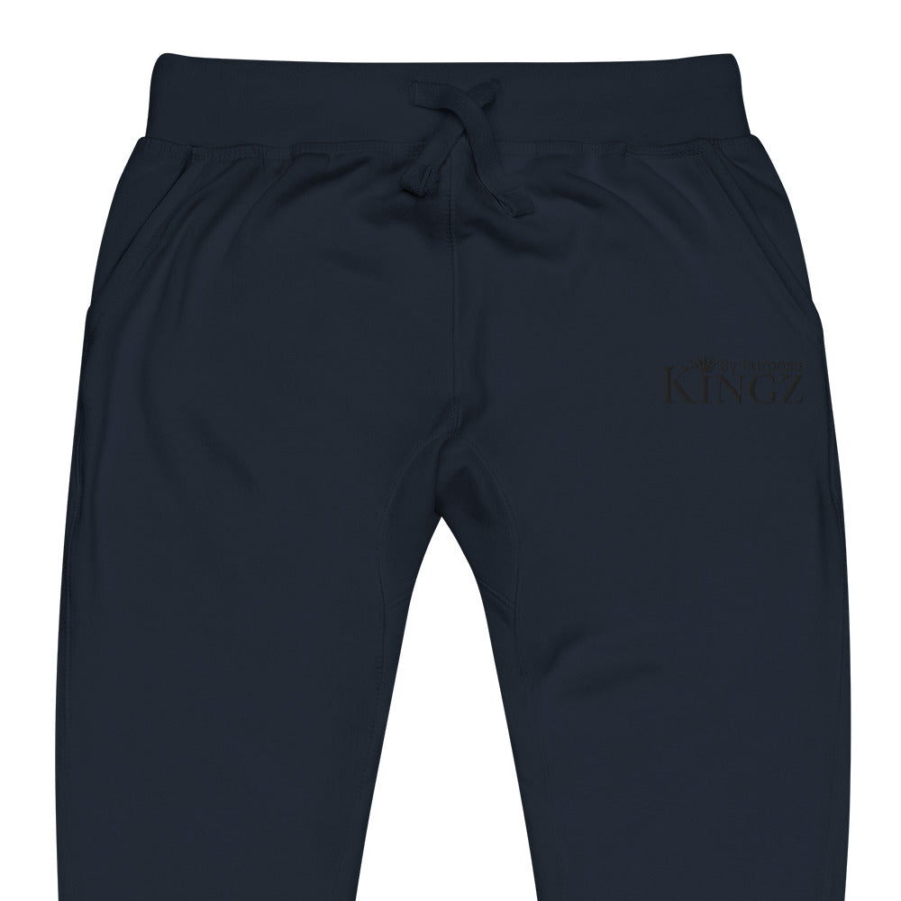 Kingz By Purpose – Schwarze Fleece-Jogginghose