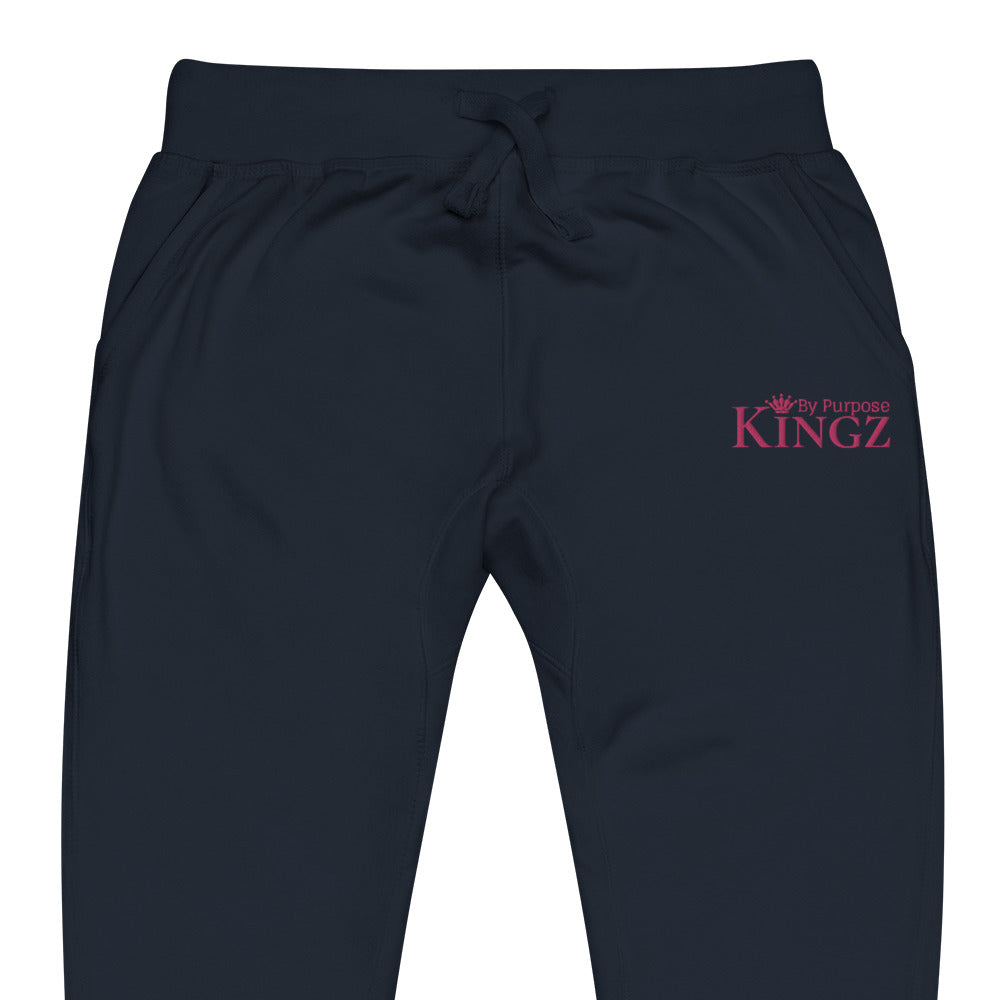 Kingz By Purpose – Fleece-Jogginghose mit Flamingo-Print