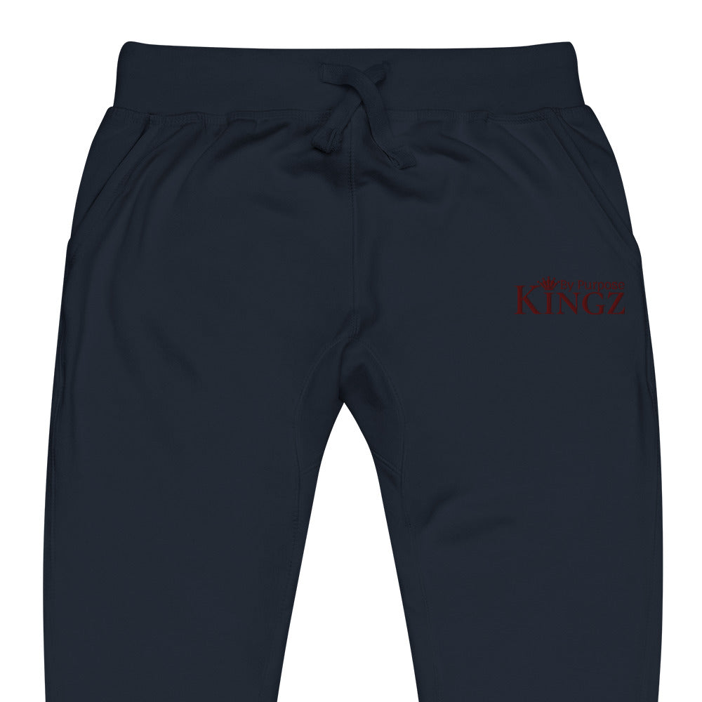 Kingz By Purpose Maroon Fleece Sweatpants