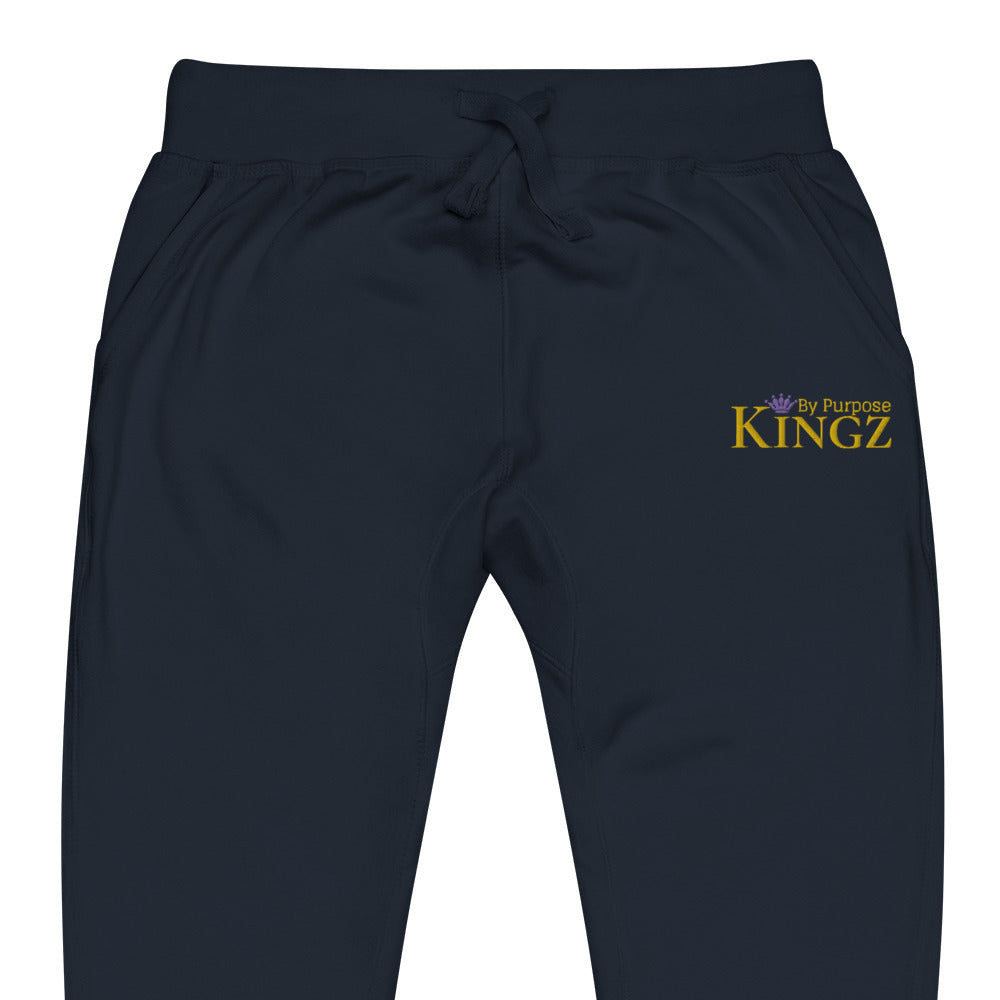 Kingz By Purpose Royal Combo (Gold/Gold/Purple) Fleece Sweatpants